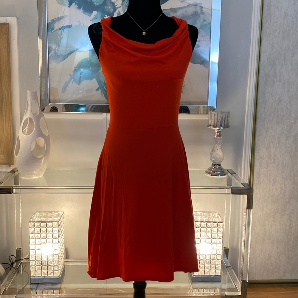 Orange/Coral Cotton Dress